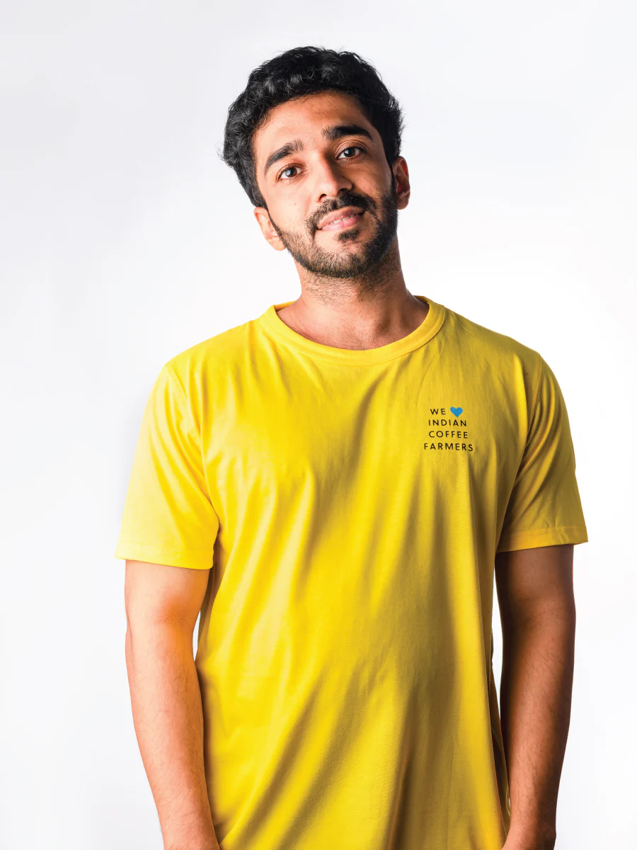COFFEE T-SHIRT Yellow (Pour over) - Image 3
